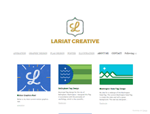 Tablet Screenshot of lariatcreative.com